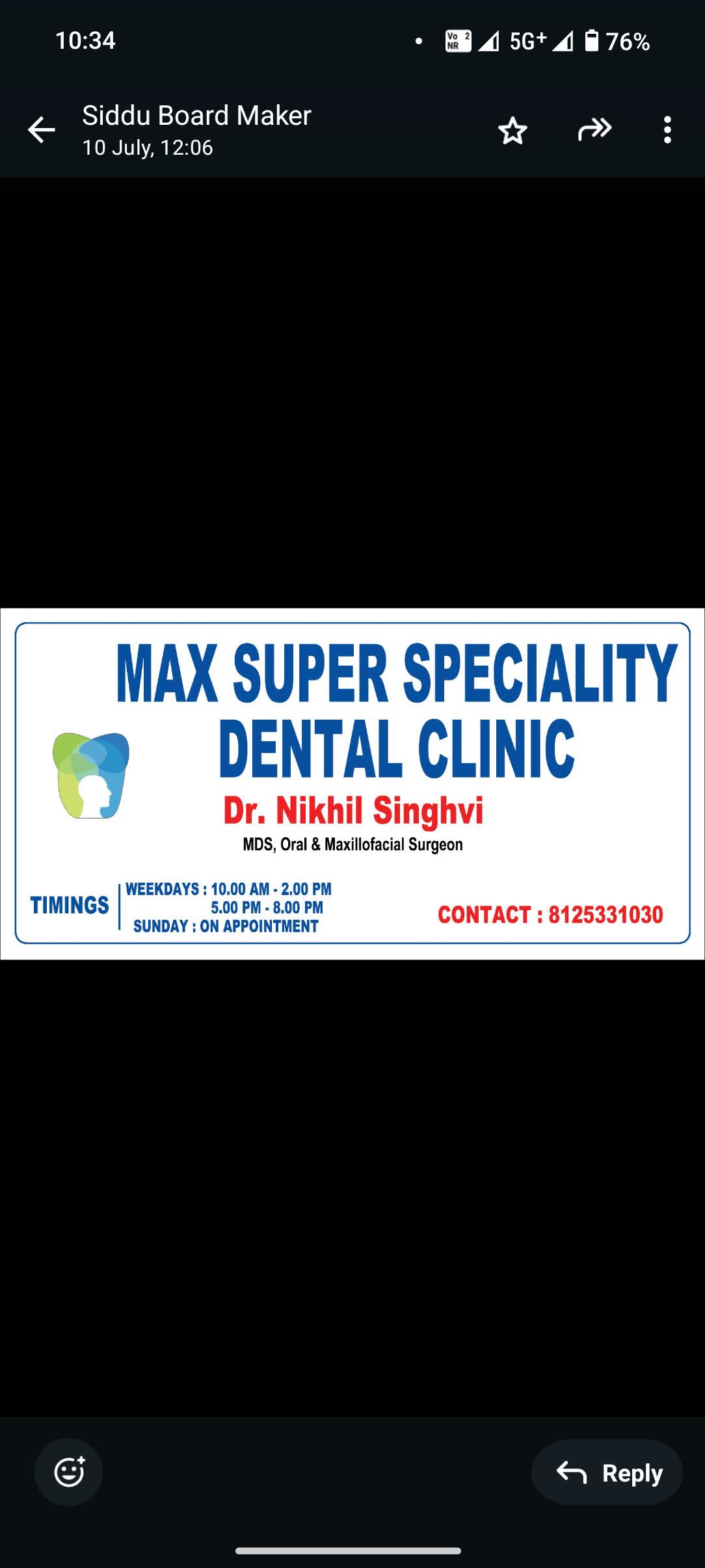 Max Super Speciality Dental Clinic West Marredpally Hyderabad