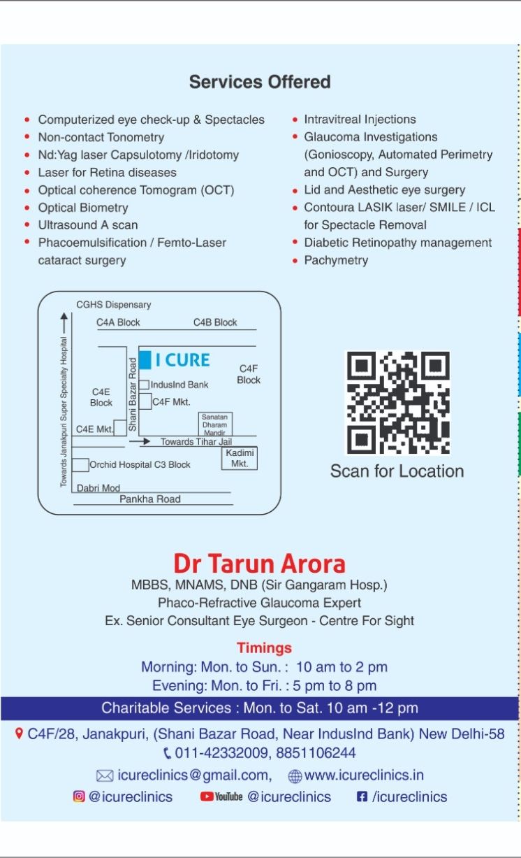 I Cure Janakpuri Delhi