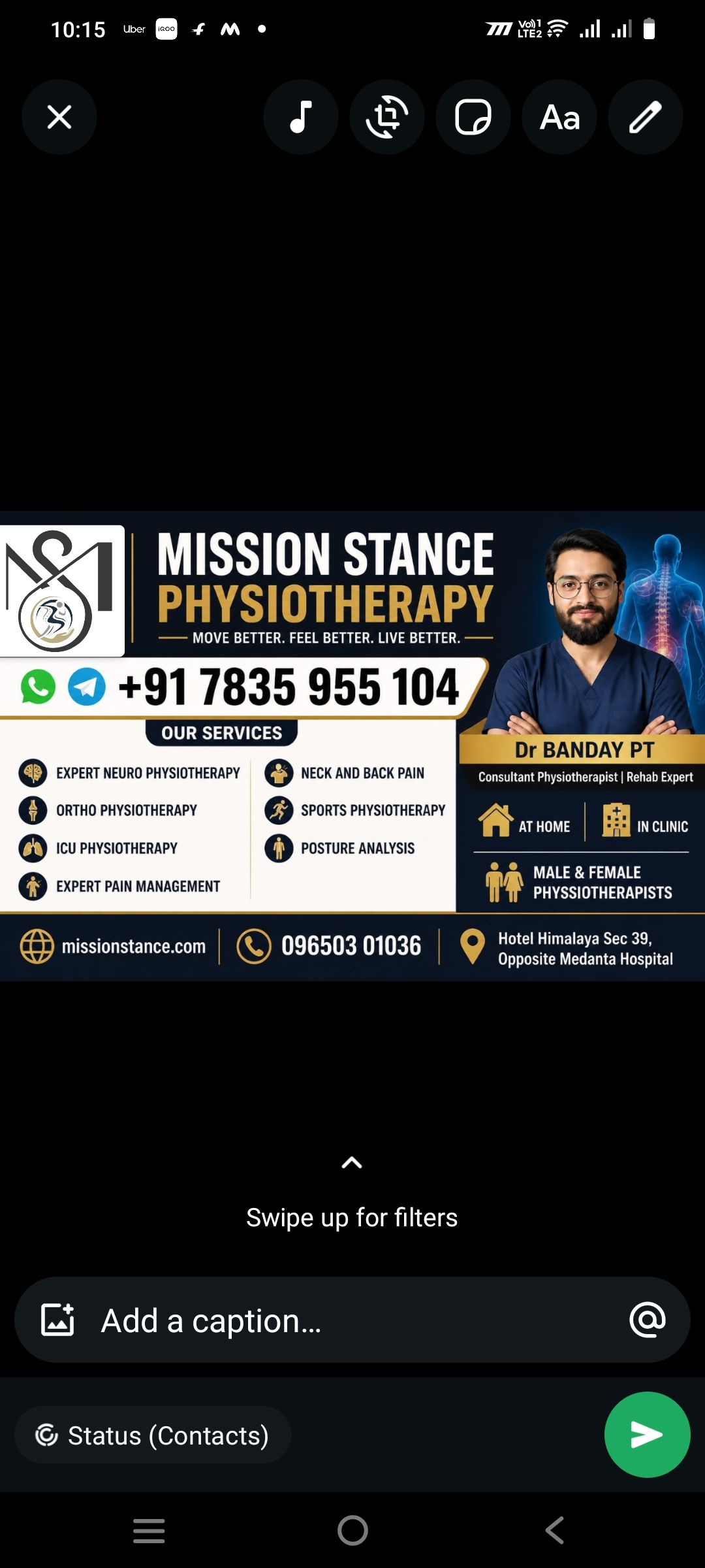 Mission Stance Physiotherapy & Rehabilitation  Gurgaon Sector 39 Gurgaon