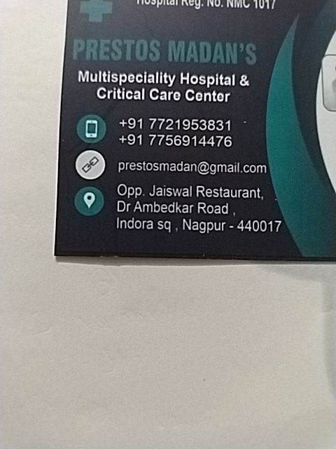 Prestos Madan's Multi-speciality Hospital & Critical Care Center