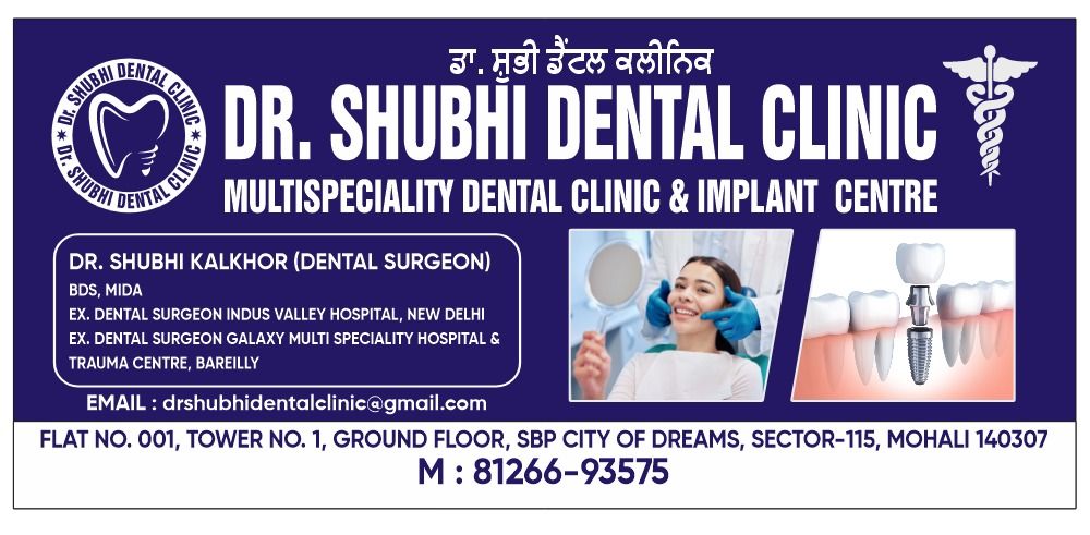 Dr Shubhi Dental Clinic Sector 115 Mohali