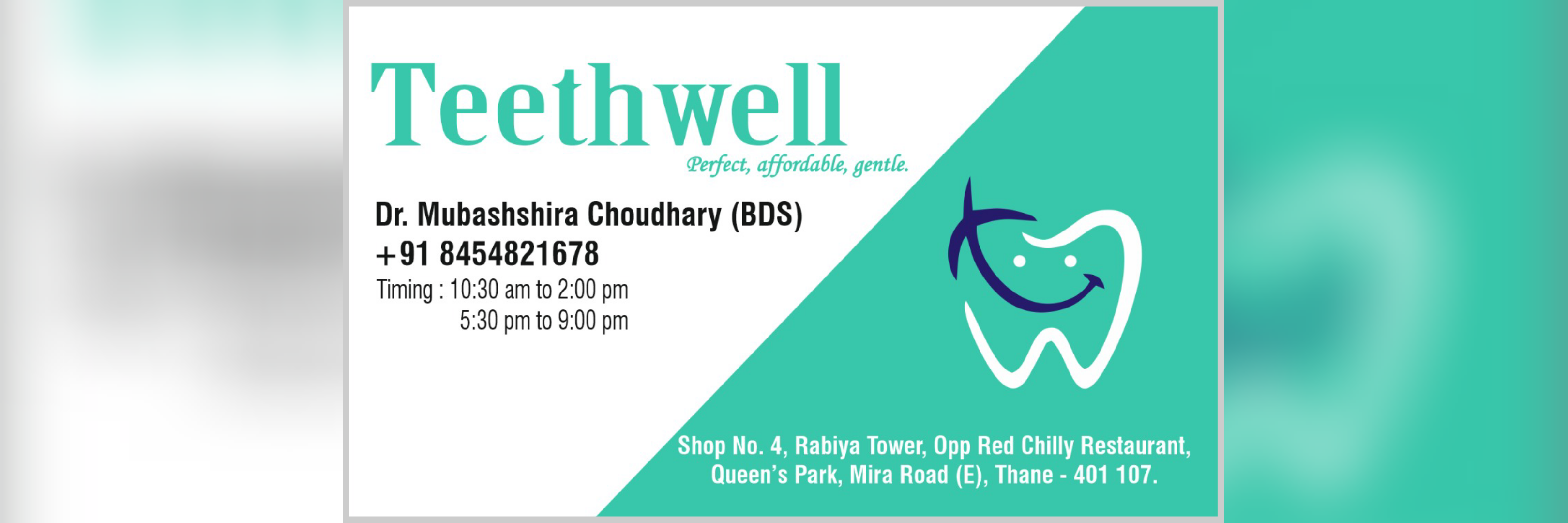Teethwell Dental & Cosmetic Clinic Mira-Bhayandar Road Mumbai