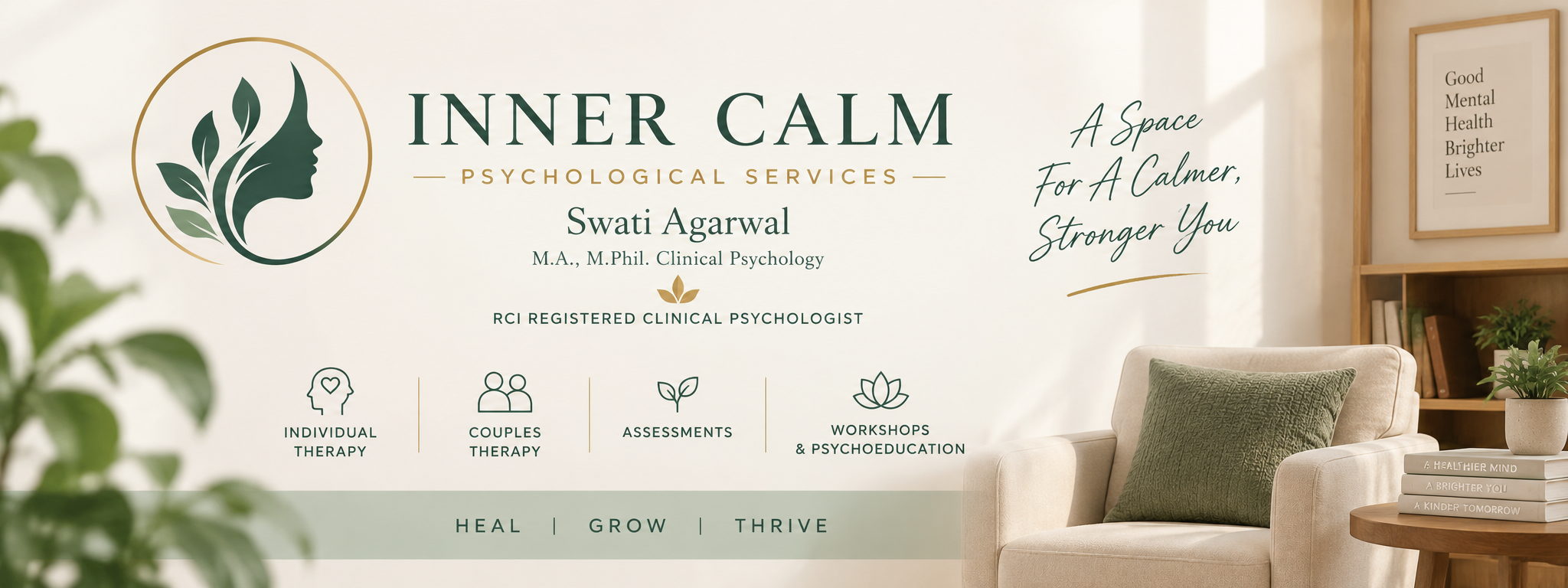 Inner Calm Psychological Services JP Nagar Bangalore
